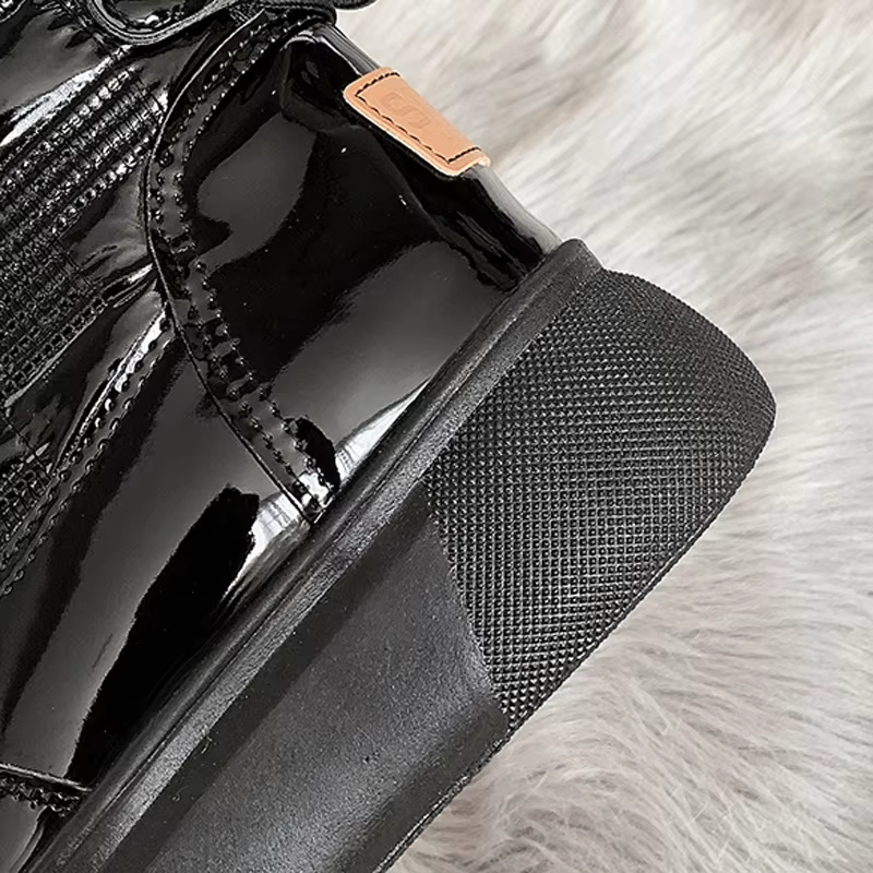 Mira – Gefütterte High-Top Winterstiefel Damen