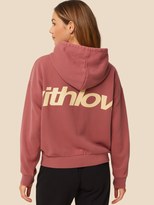 Lena - Damen Hoodie mit Kapuze und Kängurutasche