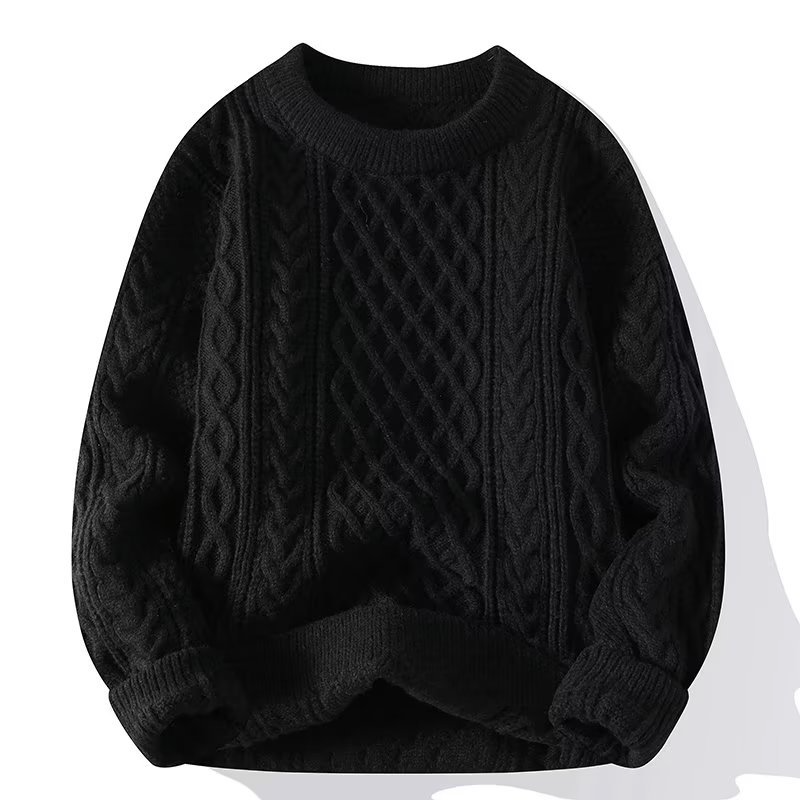 Noah - Herren Strickpullover mit Zopfmuster