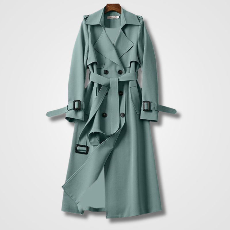 Victoria – Klassischer Damen Trenchcoat mit Bindegürtel