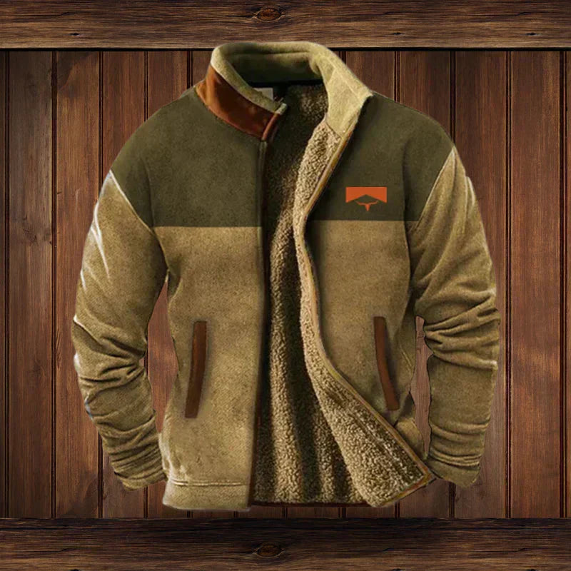 Bastian – Warme Herren Fleecejacke mit Outdoor-Charme