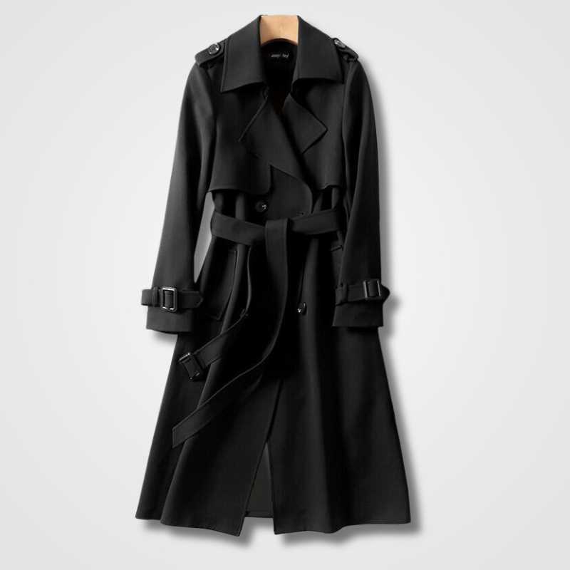 Victoria – Klassischer Damen Trenchcoat mit Bindegürtel