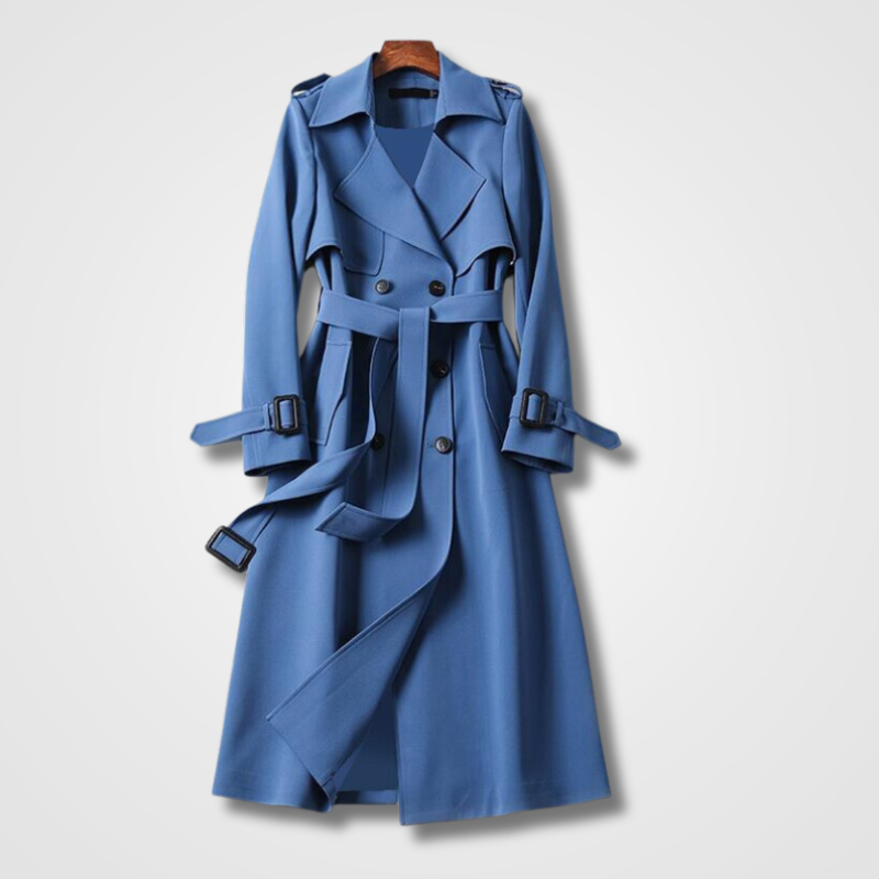 Victoria – Klassischer Damen Trenchcoat mit Bindegürtel