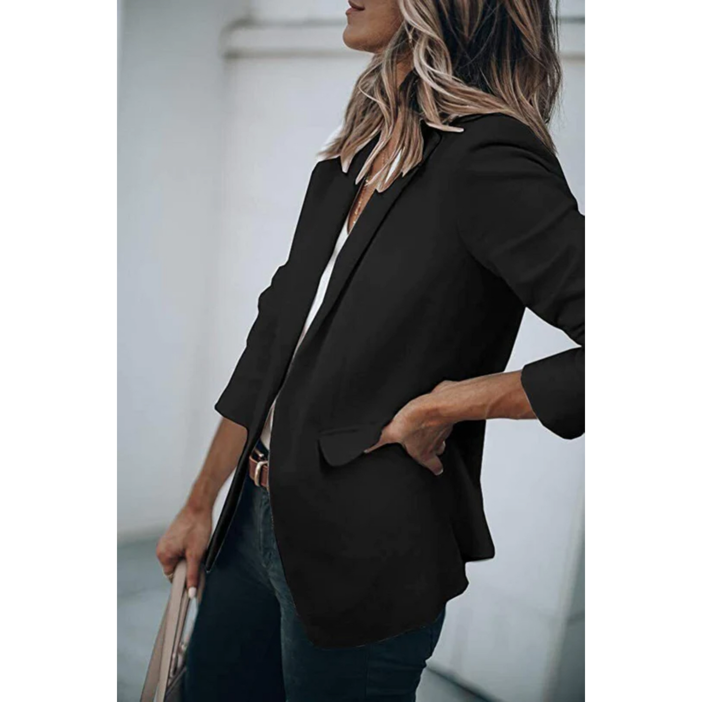 Sophia - Damen Blazer mit Reverskragen und Taschen