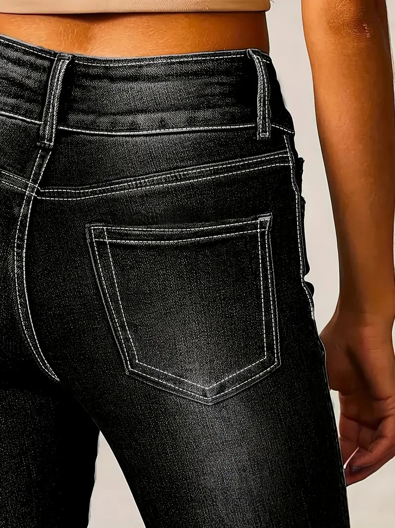 Laura – High-Waist Bootcut Jeans für Damen