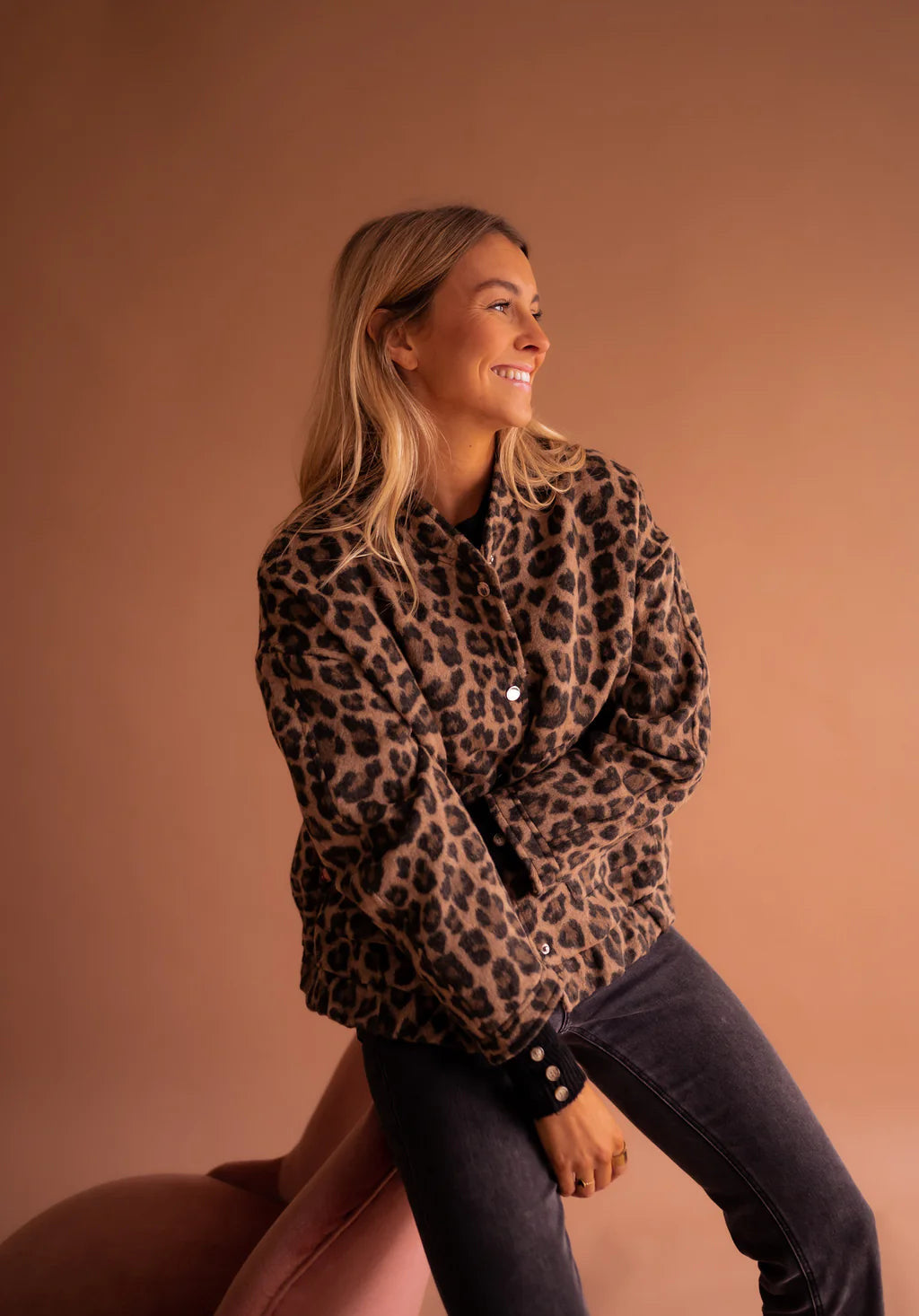 Lea - Jacke für Damen mit Leopardenmuster