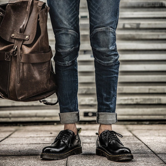 Leon - Herren Schnürschuhe aus Leder mit robuster Sohle