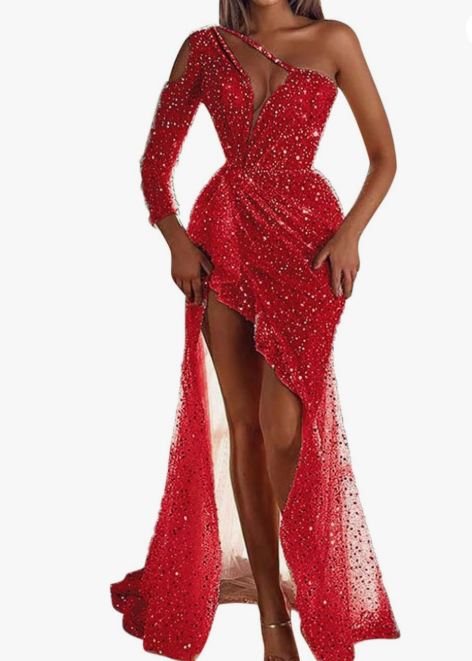 Marisa - Damen Abendkleid mit Cut-Out Details