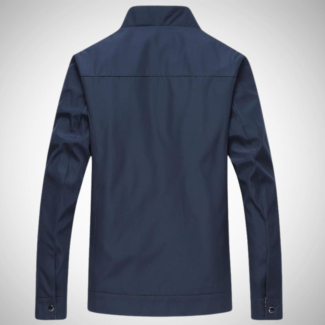 Leon – Herren Übergangsjacke mit Stehkragen und Reißverschluss