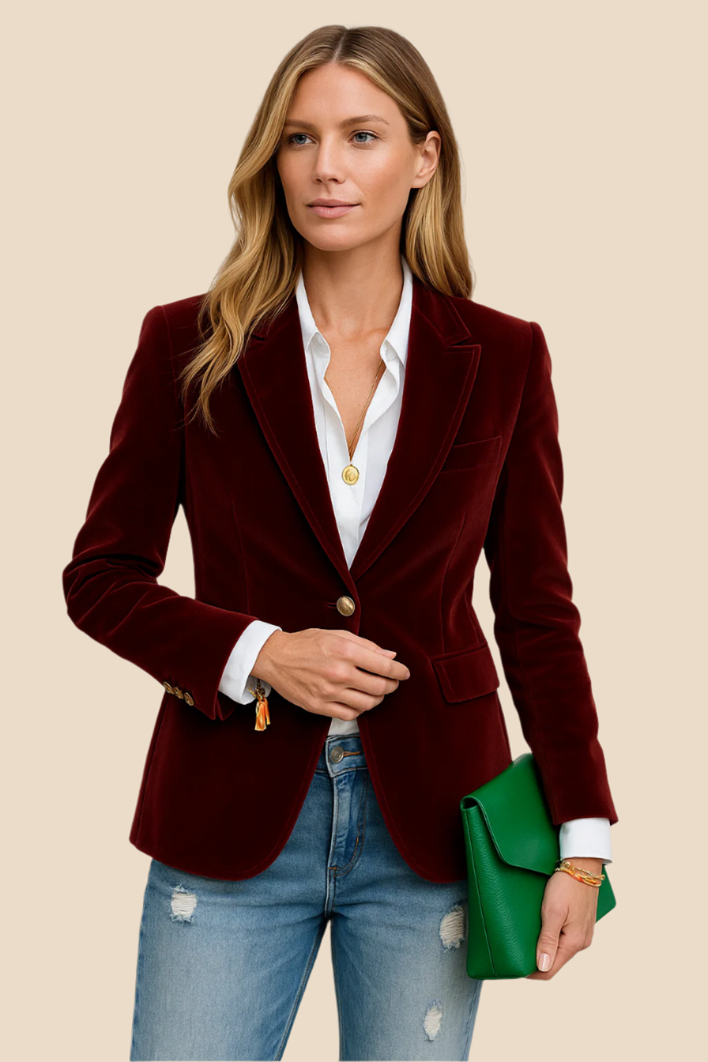 Lena – Samt Blazer Damen