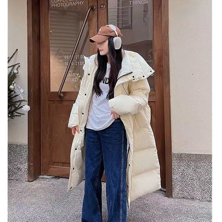 Valentina – Lange Daunenjacke für Damen