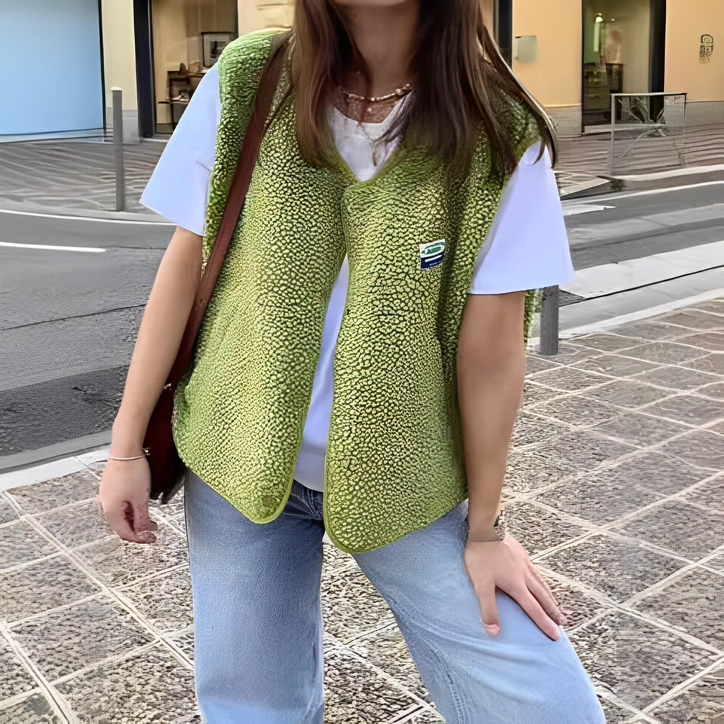 Nora – Strukturierte Strickweste Damen