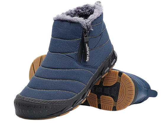 Alex – Unisex Gefütterte Winterstiefeletten mit Reißverschluss