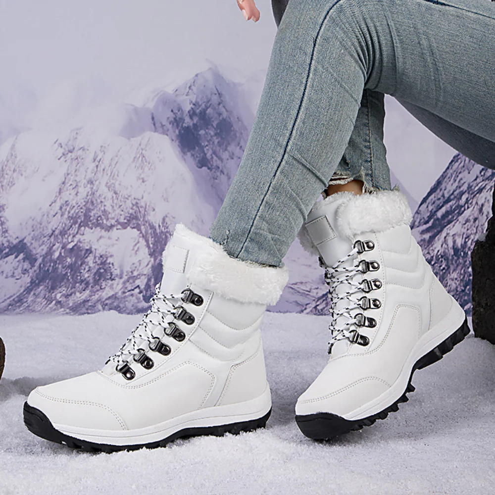 Mara - Damen Schneestiefel mit Kunstfell und rutschfester Sohle