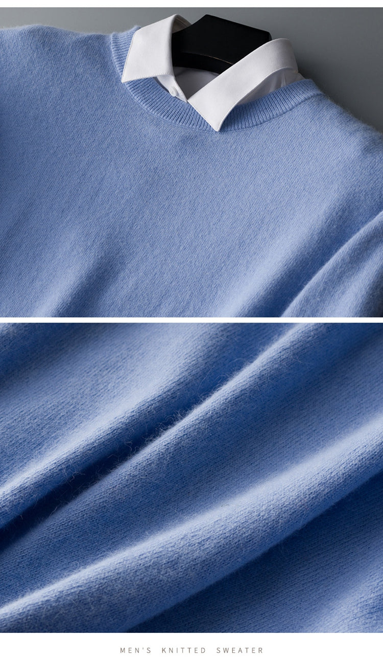 Noel – Kaschmirpullover Herren mit Rundhalsausschnitt