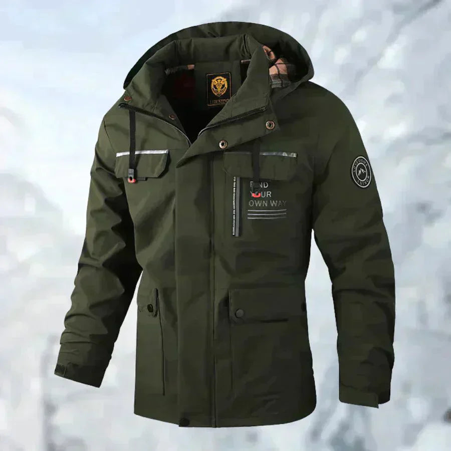 P.M Legend | Waterdichte Jas voor Heren in de kleur Wit voor heren in Outdoor stijl ideaal voor de winter