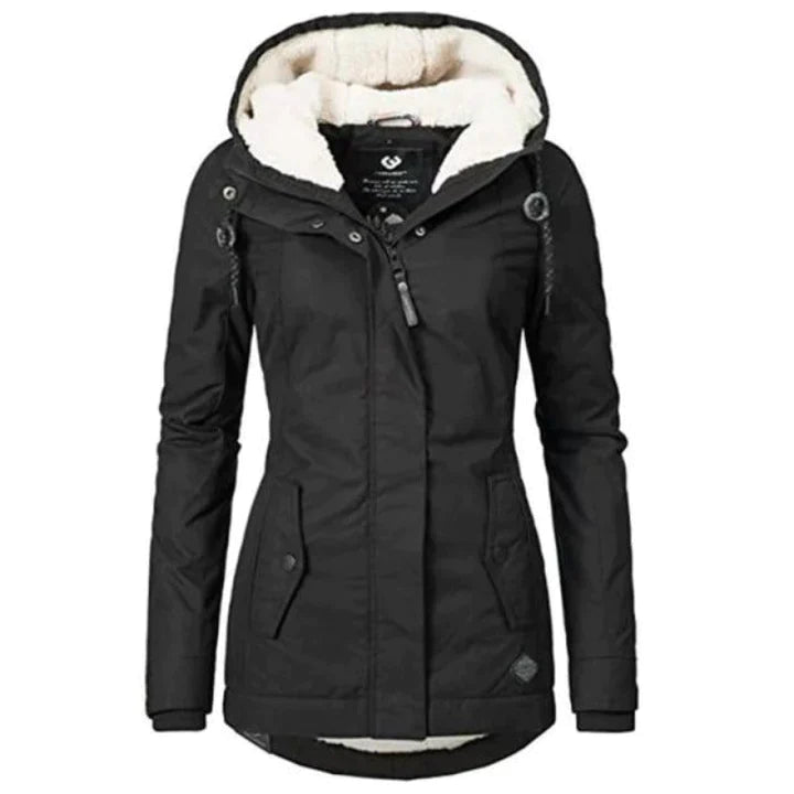 Isabelle - Damen Winterjacke gefütterter Parka