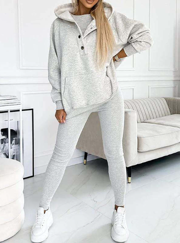Lea – Lounge Set Damen mit Oversized Sweatshirt und Leggings