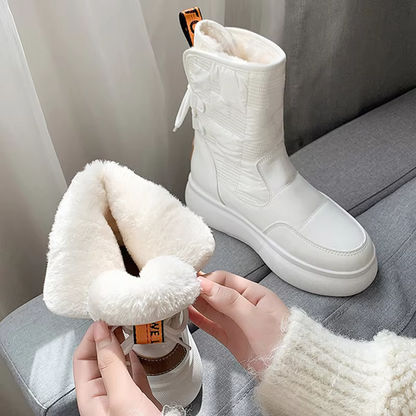 Mira – Gefütterte High-Top Winterstiefel Damen
