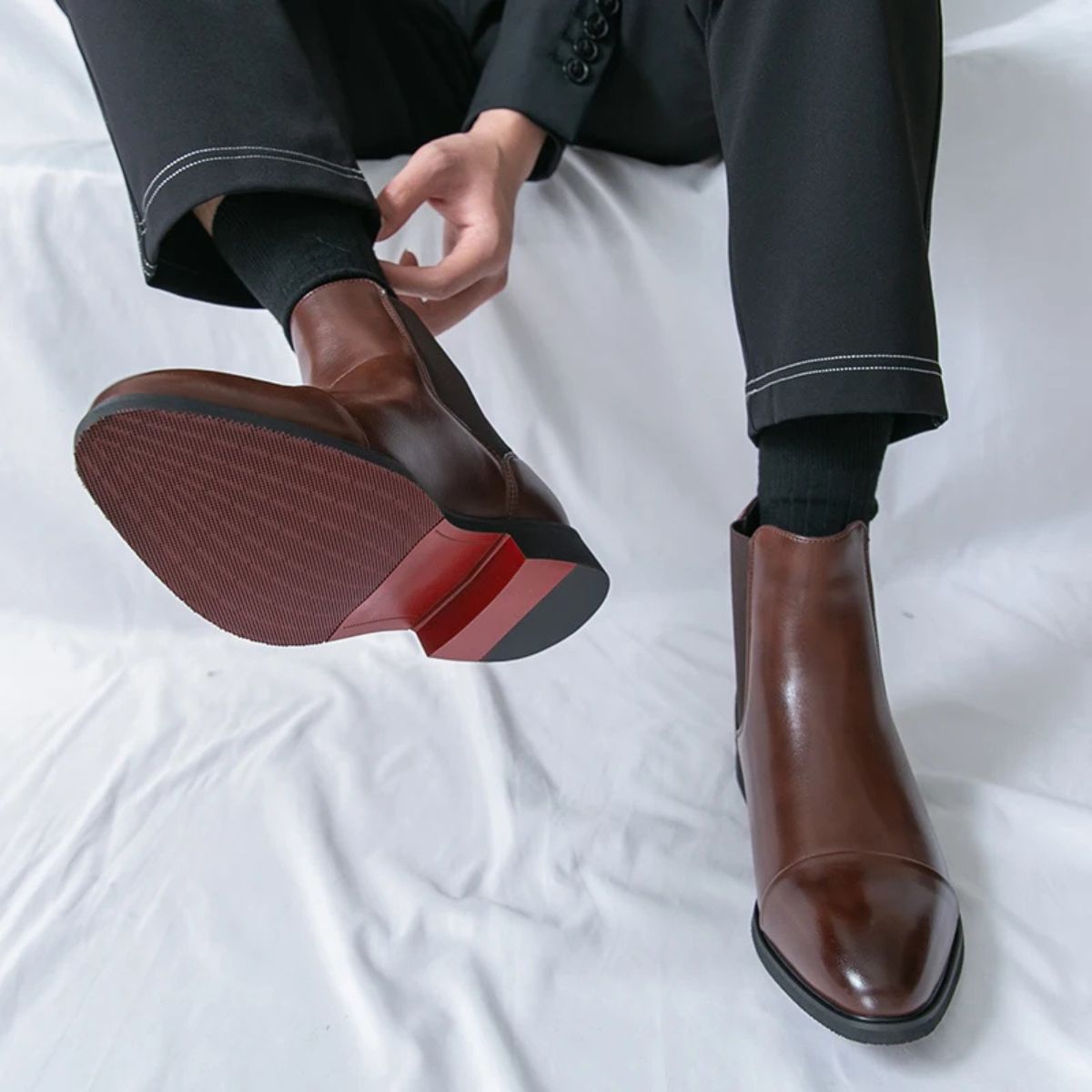 Noah – Elegante Herren Chelsea Boots aus Glattleder