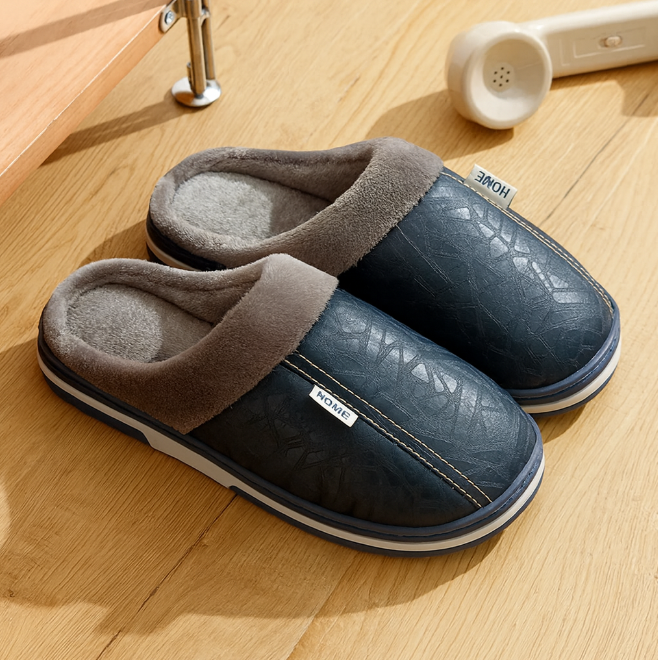 Erik – Gefütterte Hausschuhe für Herren