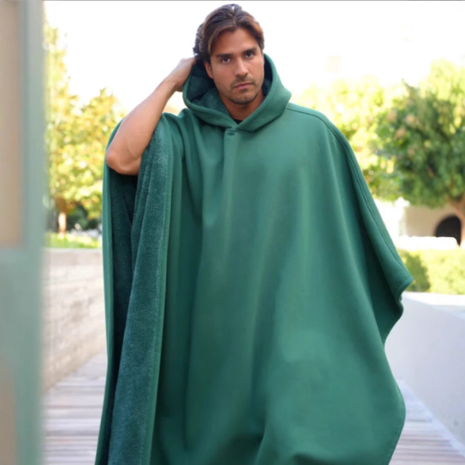 Mateo - Herren Kapuzen Poncho Umhang Freizeitmode