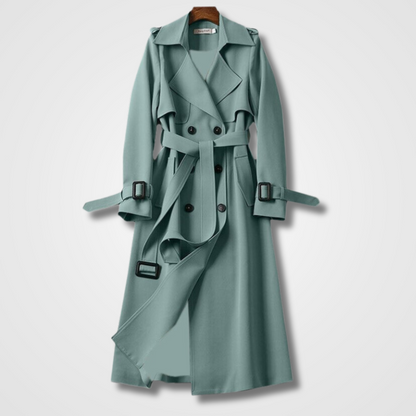 Victoria – Klassischer Damen Trenchcoat mit Bindegürtel