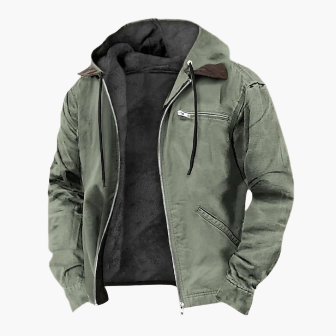Jonas – Warme Herren Winterjacke mit Kapuze