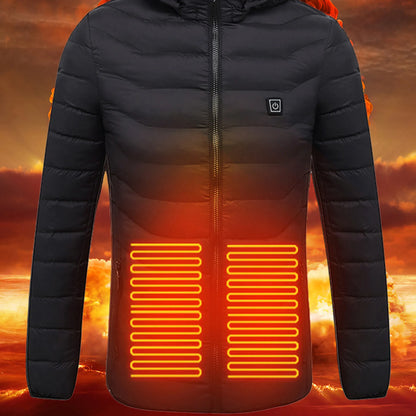 Maximilian  – Beheizbare Herren Winterjacke mit Kapuze