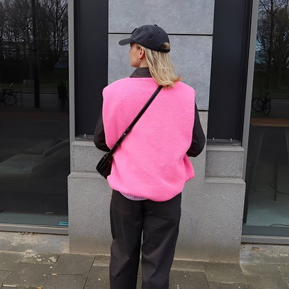 Mila - Damen Fleece Weste ärmellos Outdoor Freizeitmode