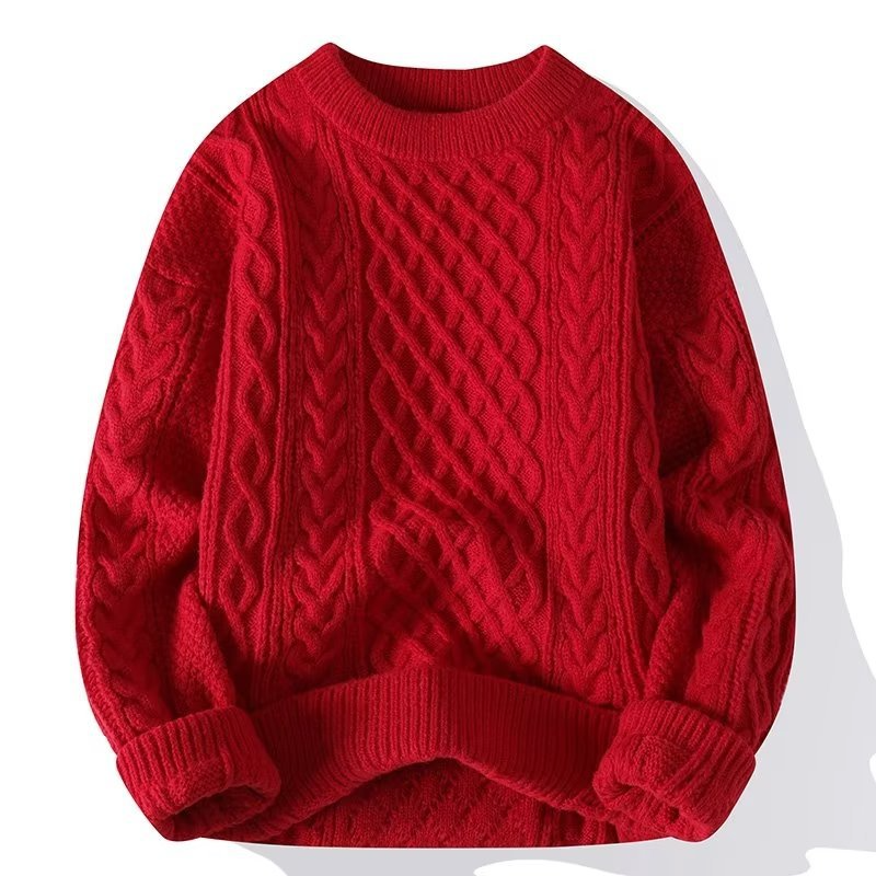 Noah - Herren Strickpullover mit Zopfmuster