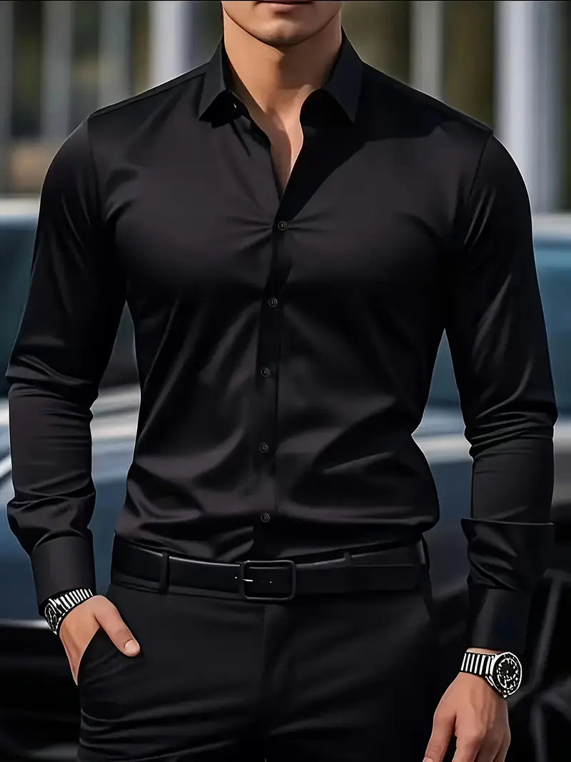 Adrian - Herren Businesshemd mit Slim Fit Schnitt