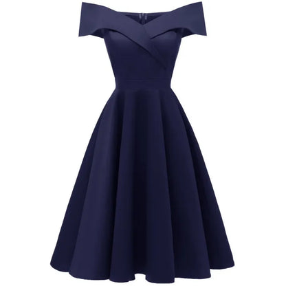 Isabella - Elegantes Damen Midikleid mit Ausschnitt