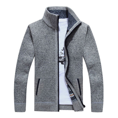 Tobias – Gefütterte Strickjacke Herren Winterjacke
