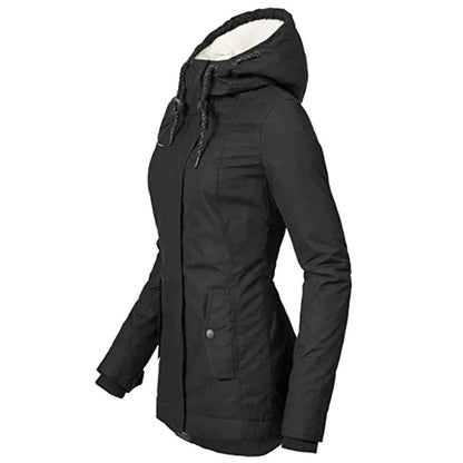 Isabelle - Damen Winterjacke gefütterter Parka