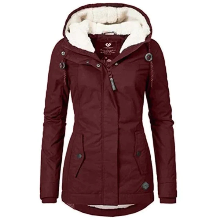 Isabelle - Damen Winterjacke gefütterter Parka