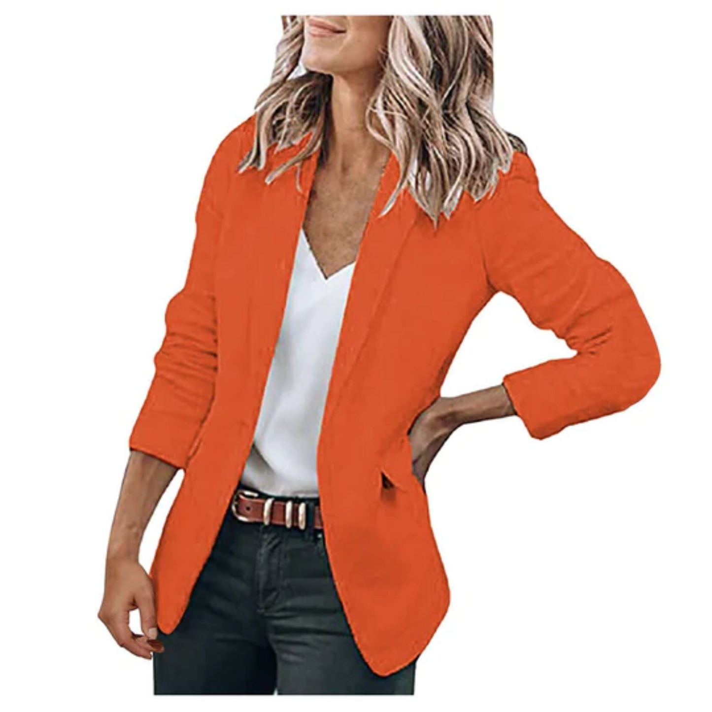 Sophia - Damen Blazer mit Reverskragen und Taschen