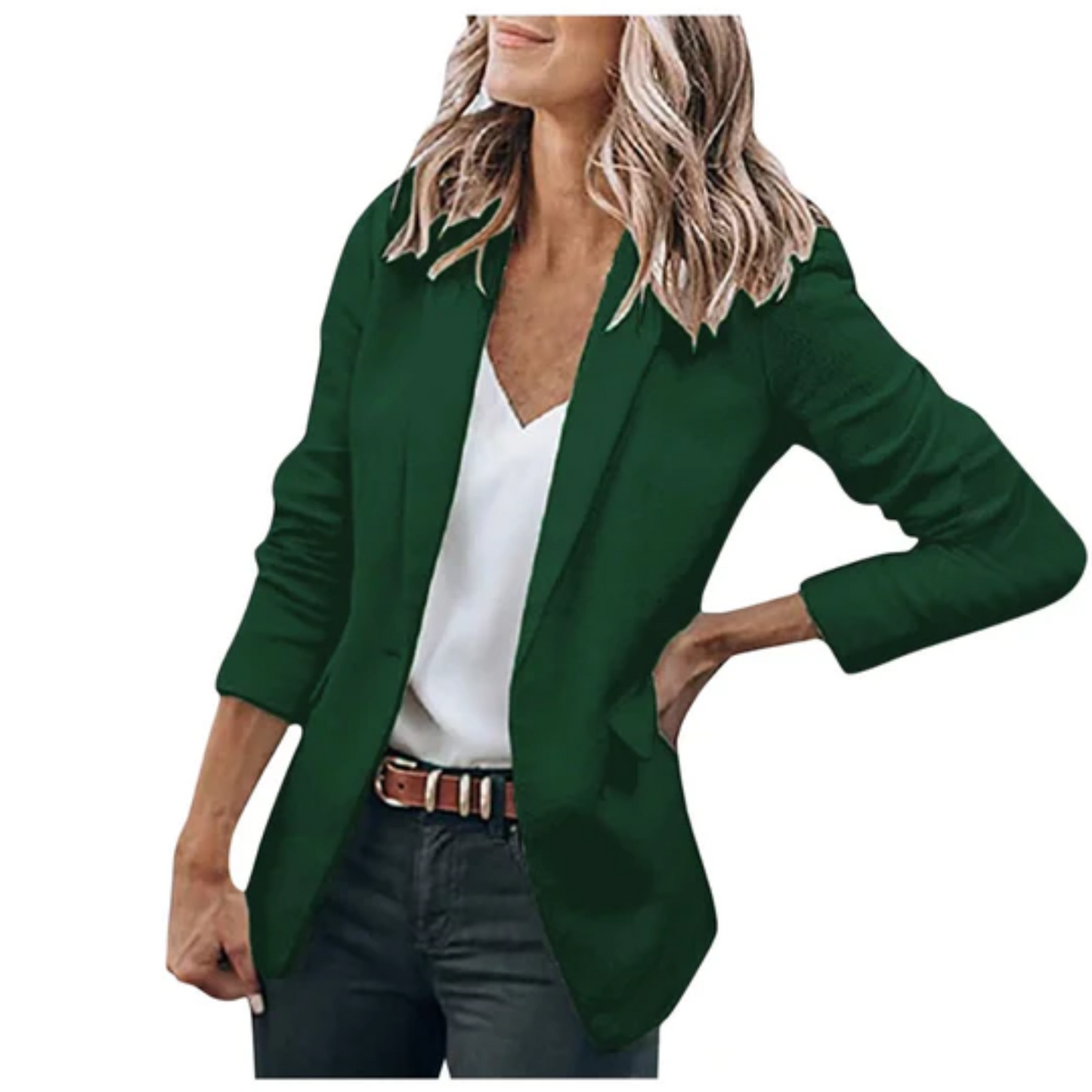 Sophia - Damen Blazer mit Reverskragen und Taschen