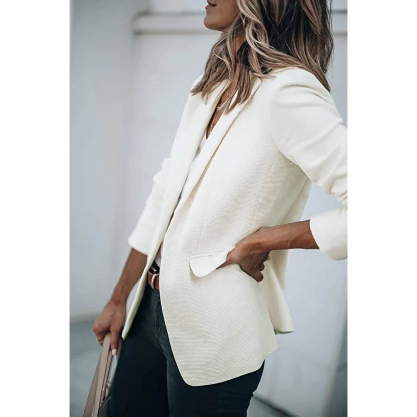 Sophia - Damen Blazer mit Reverskragen und Taschen