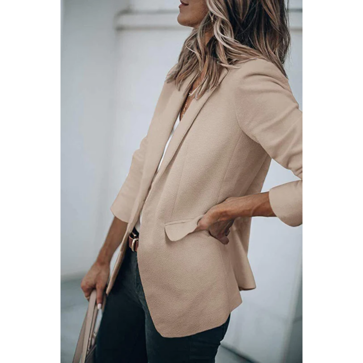 Sophia - Damen Blazer mit Reverskragen und Taschen