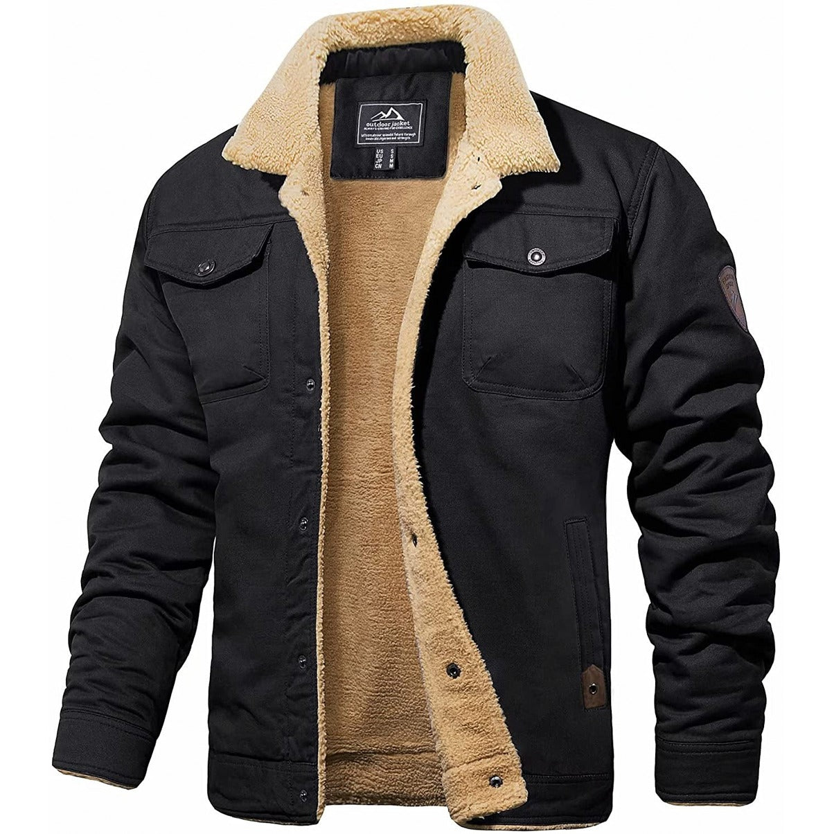 Alexander - Winterjacke für Herren mit Teddyfutter