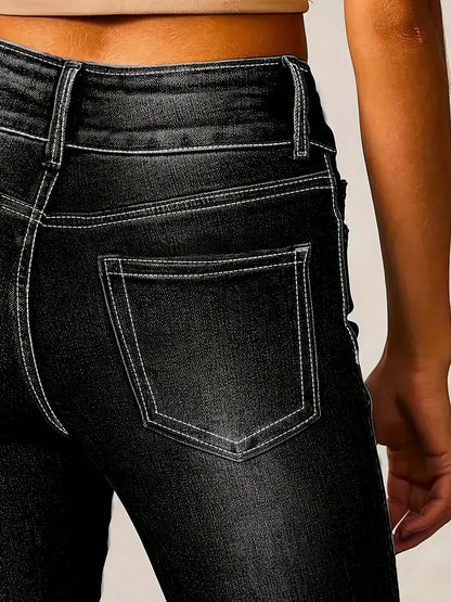 Laura – High-Waist Bootcut Jeans für Damen