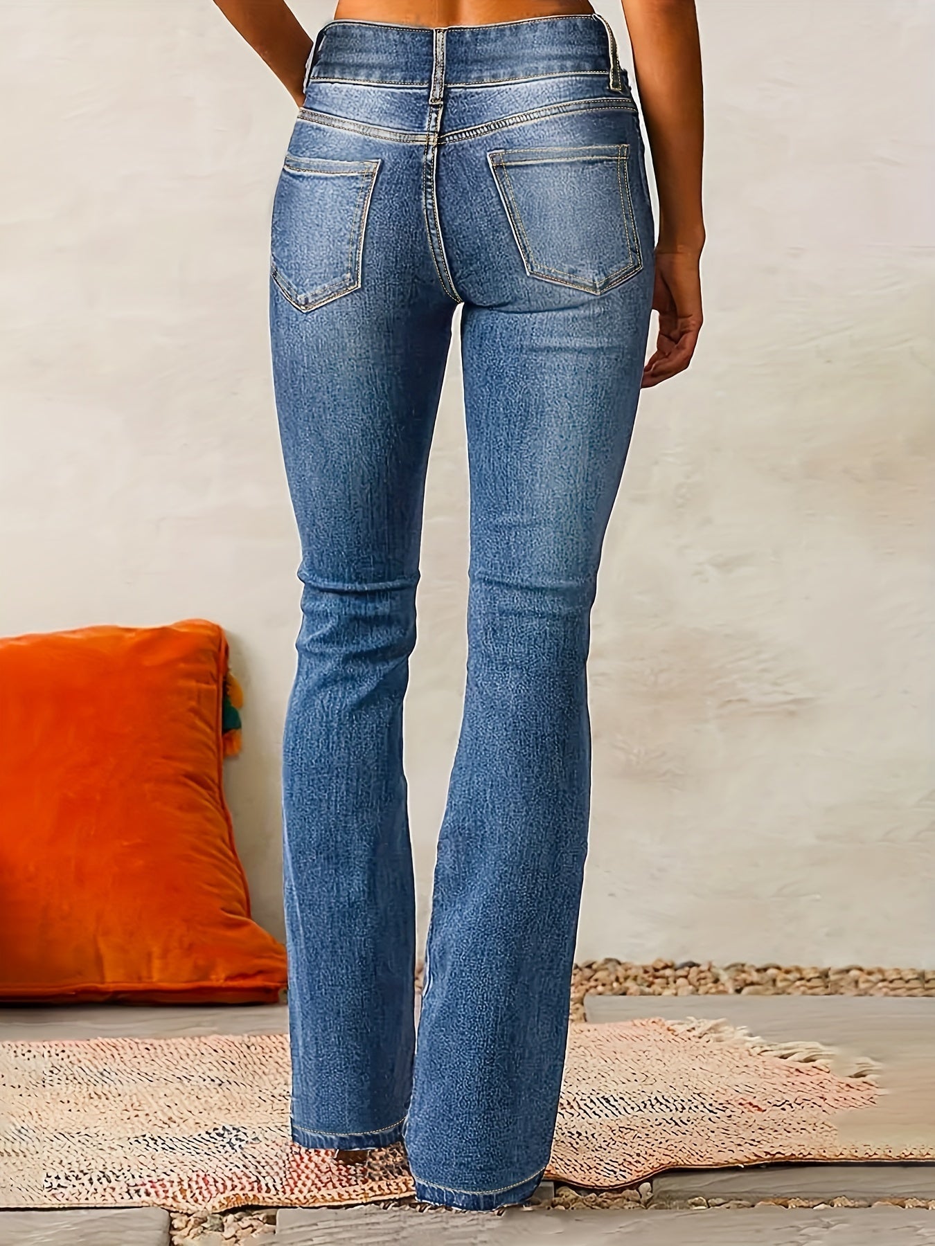 Laura – High-Waist Bootcut Jeans für Damen