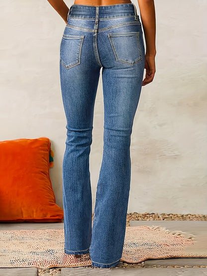 Laura – High-Waist Bootcut Jeans für Damen