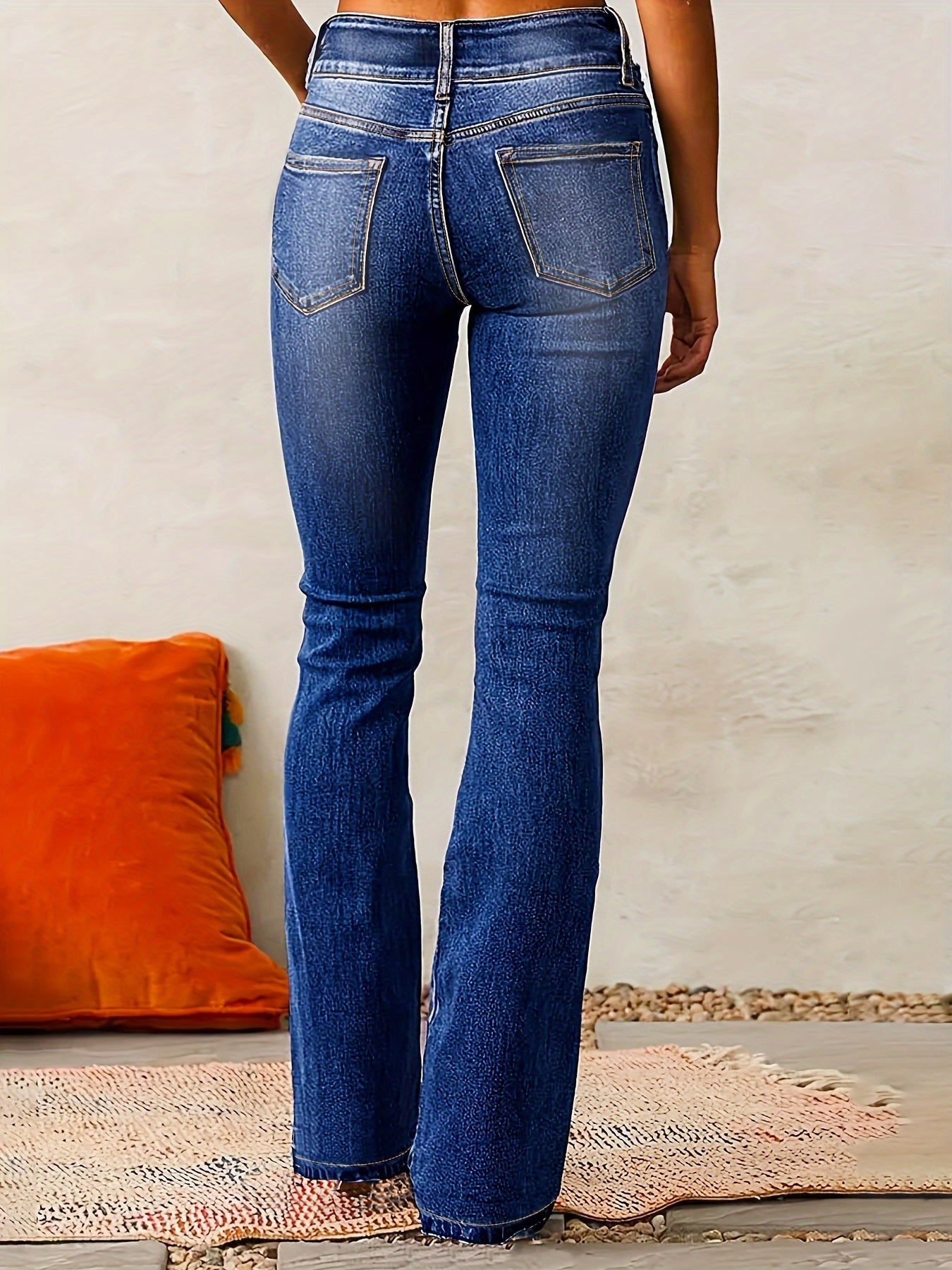 Laura – High-Waist Bootcut Jeans für Damen