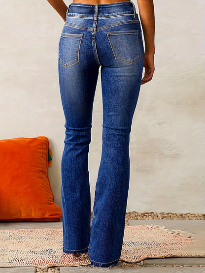 Laura – High-Waist Bootcut Jeans für Damen