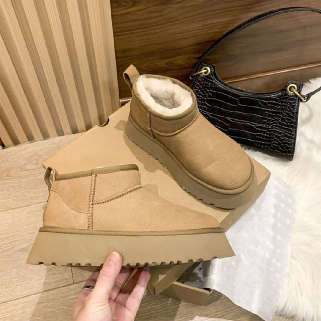 Emilia - Damen Winter Boots mit Fellfutter und rutschfester Sohle