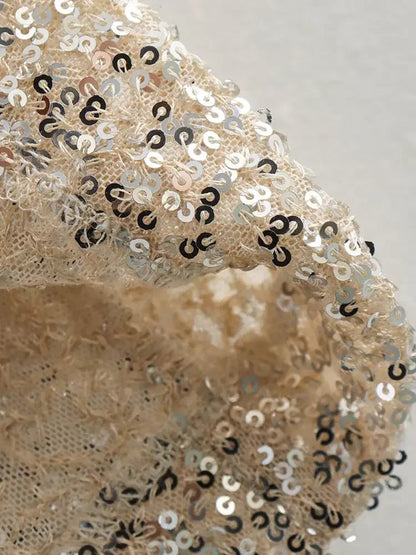 Alina – Pailletten Mini Abendkleid Damen