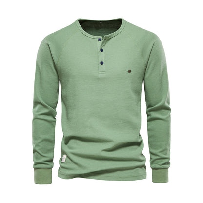 Jonas - Herren Henley Shirt mit Knopfleiste