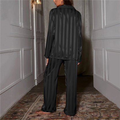 Sofia - Damen Satin Pyjama Set mit langem Arm